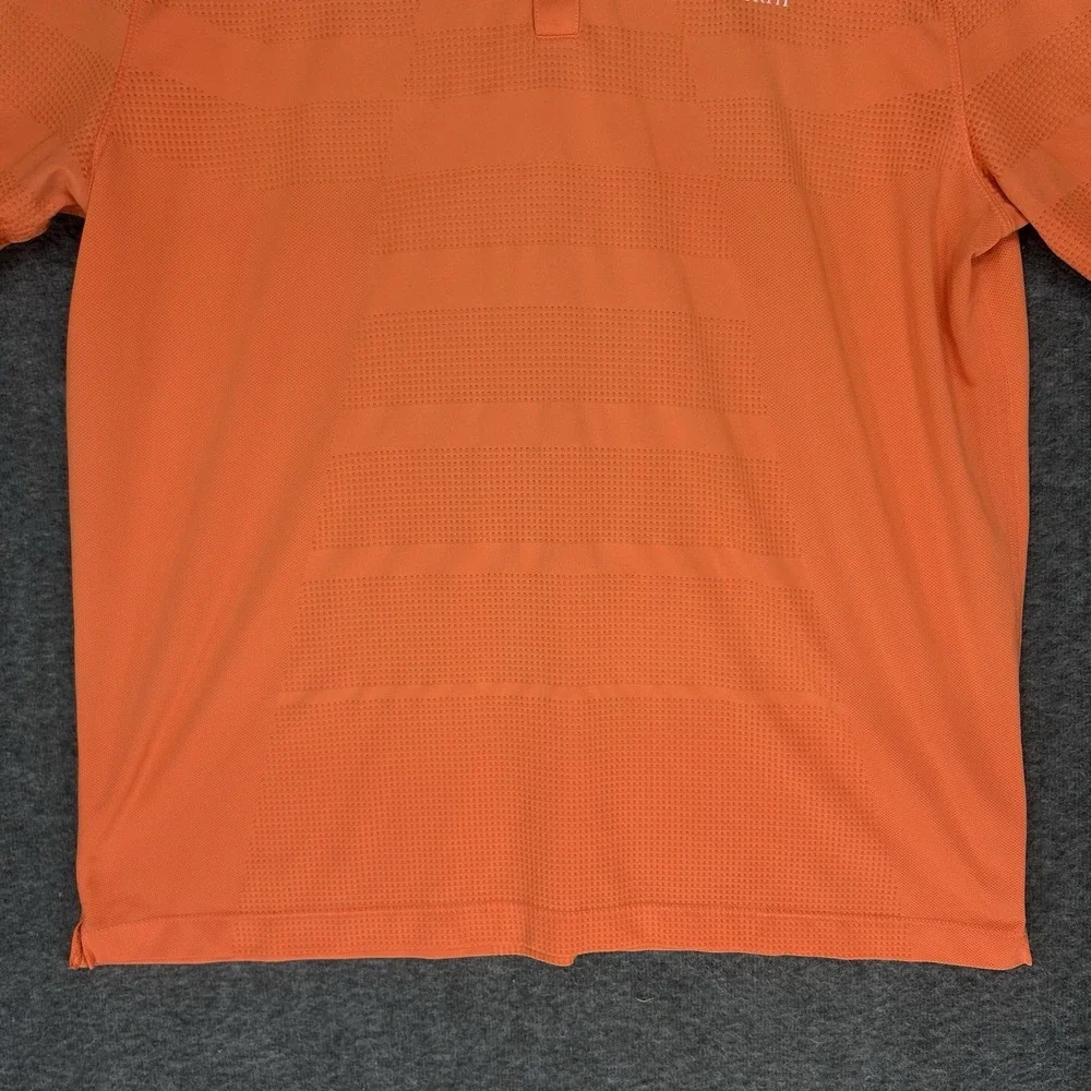Nike Troon North Golf Polo Shirt Mens XL Orange Breathable Short sleeve - Picture 5 of 13